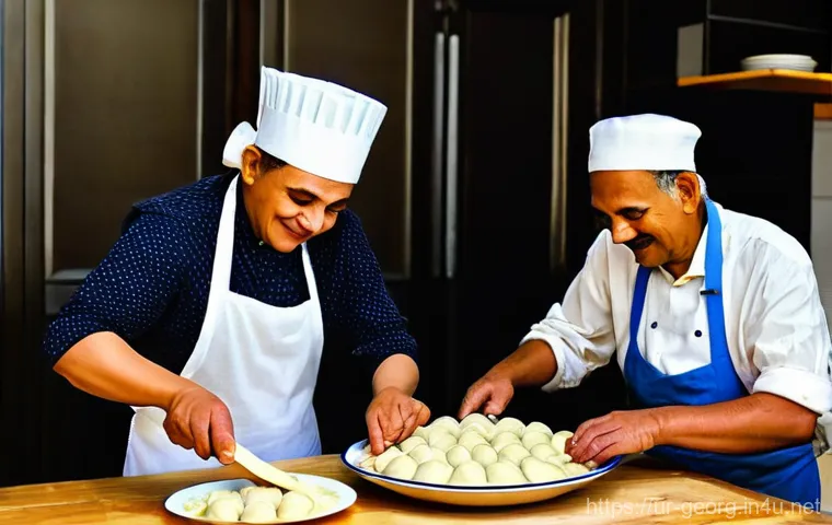 조지아의 독특한 축제 음식 - **A heartwarming scene of a Georgian family celebrating Christmas. A beautifully prepared Guruli Kha... 조지아의 독특한 축제 음식 - **A heartwarming scene of a Georgian family celebrating Christmas. A beautifully prepared Guruli Kha...