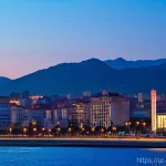 조지아 주요 항구 도시 - **Image Prompt: Batumi - Where History Meets Modernity and Tourism Thrives**
"A vibrant, wide-a...